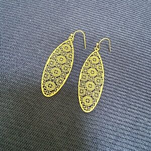 Gold Filigree Earrings